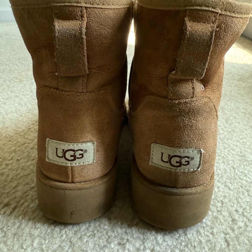 UGG Tan Suede Winter Boots